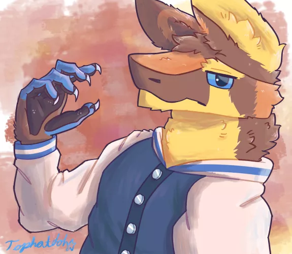 I tried A style change based off Beastars book covers, really happy with it! (Art by me/Comms open)