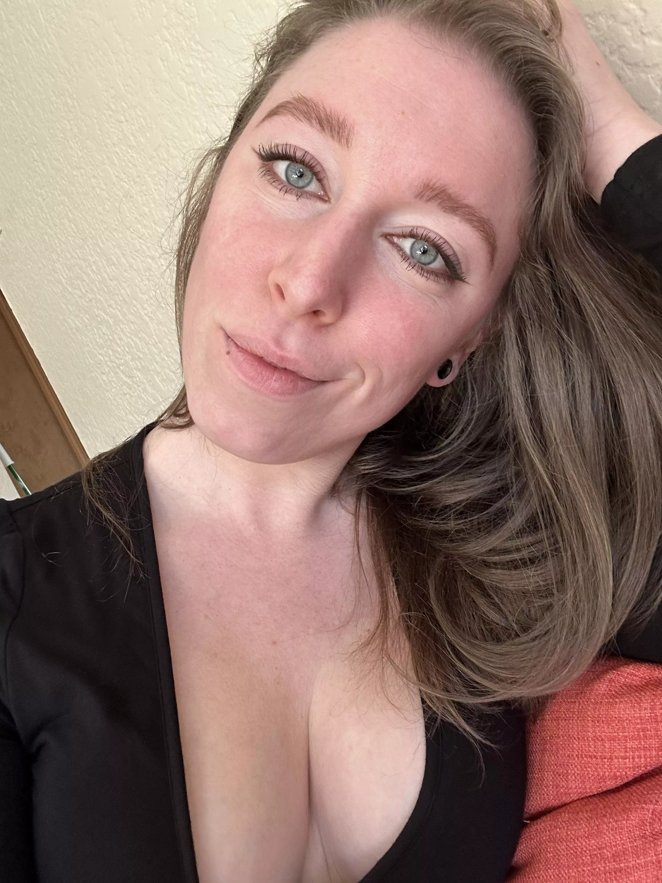 Just getting comfy on the couch