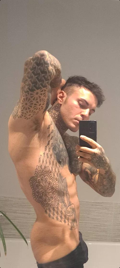 Love post workout flexing