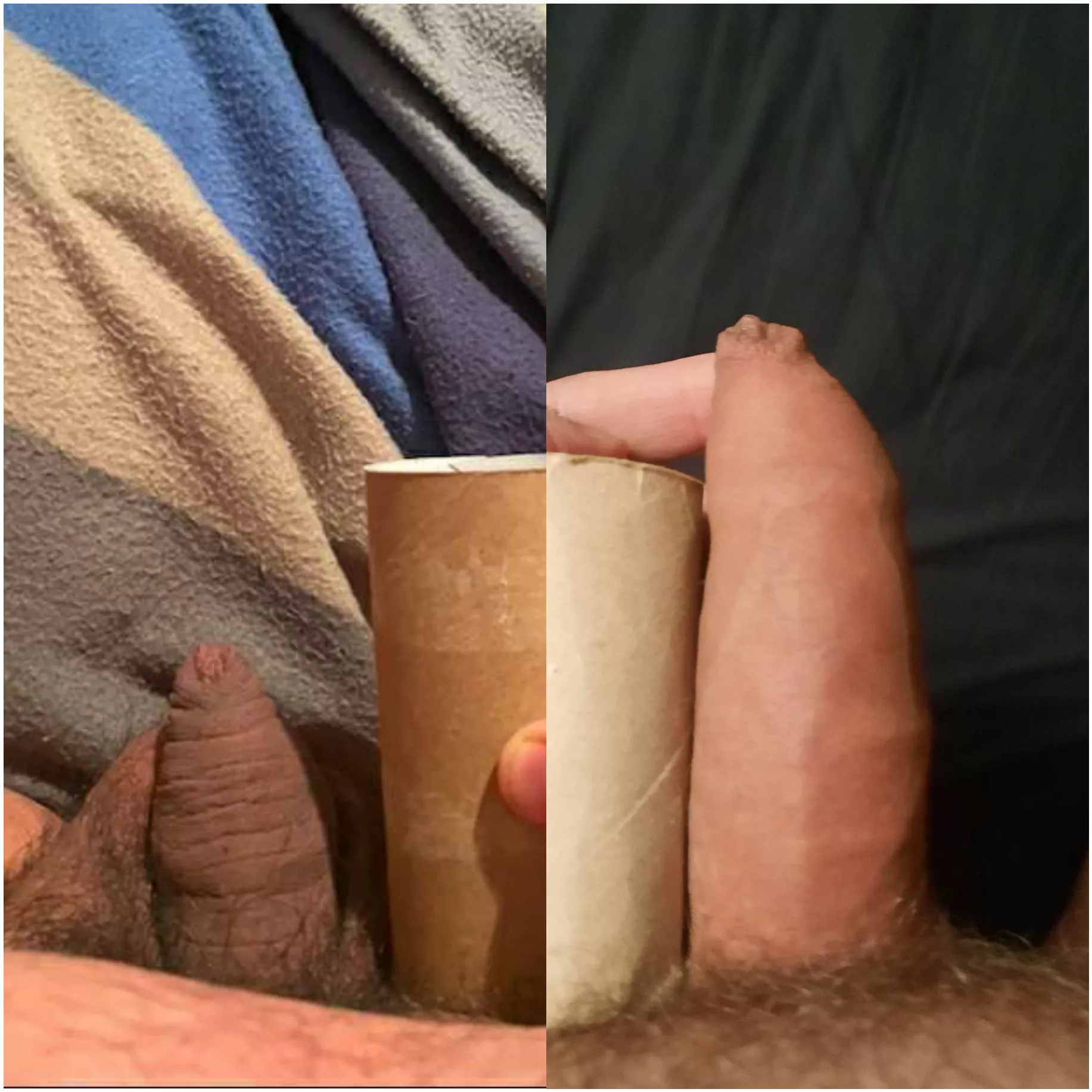 Me(right) vs. u/dragon_demon676 compared soft 😁 He really has it much smaller