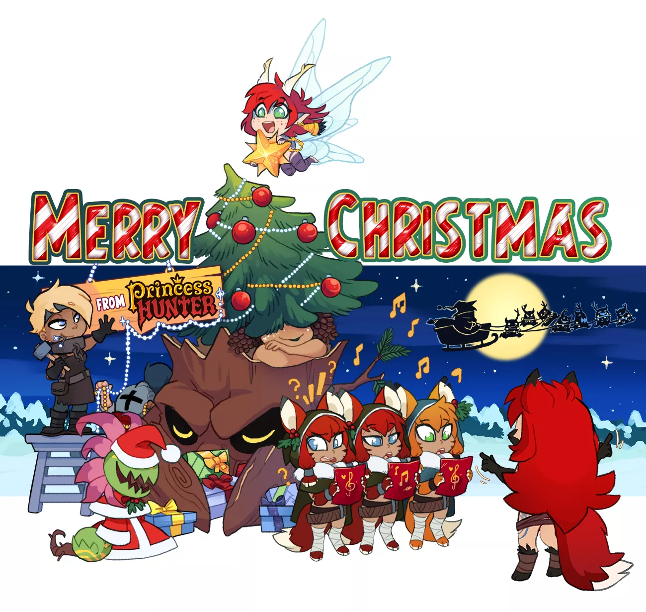 Merry Xmas and Happy NY for all the monster girls fans!