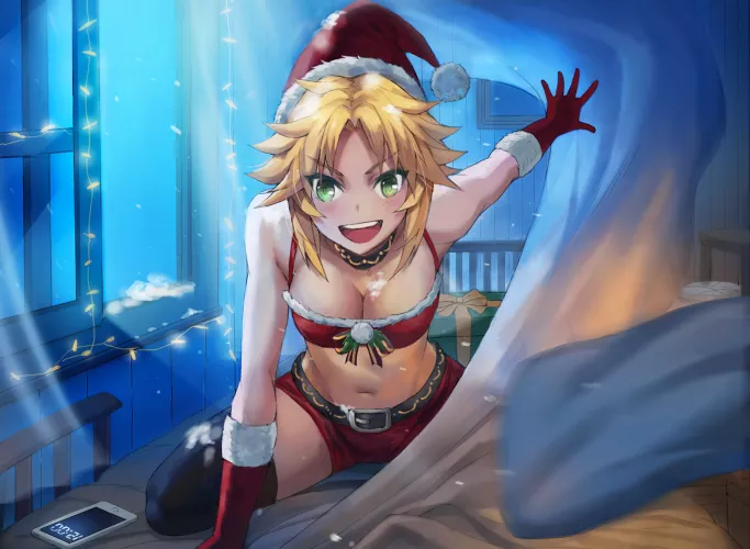 Mordred is eager to give you her Christmas present. (Tonee) [Fate/grand order] [Fate/apocrypha]