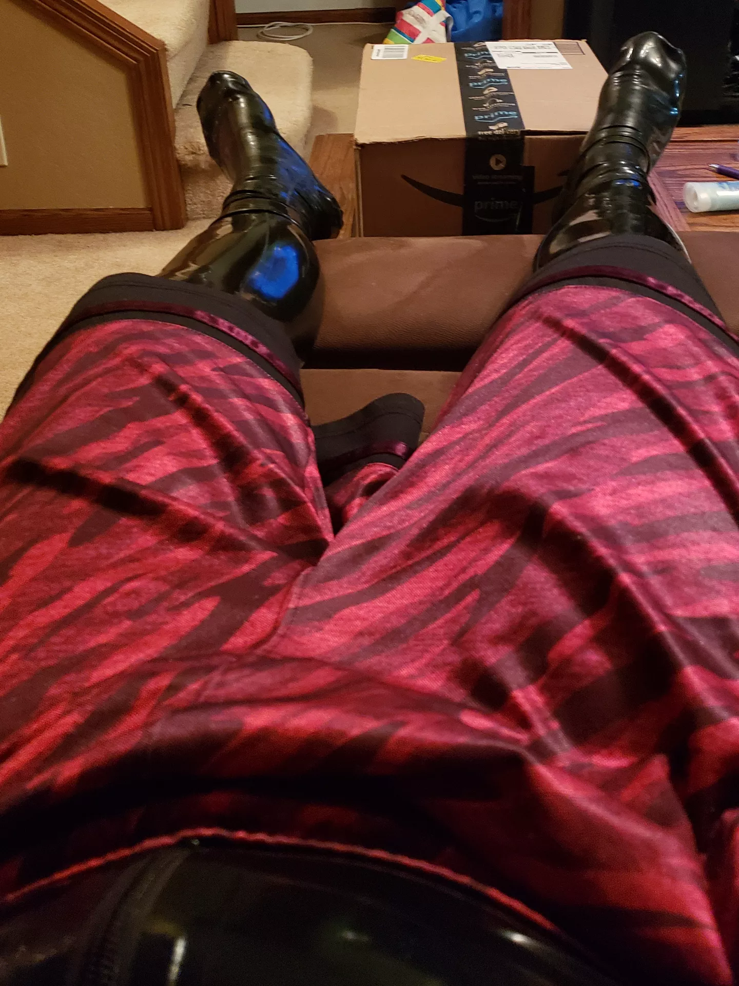 my Christmas wear on this cold night in iowa