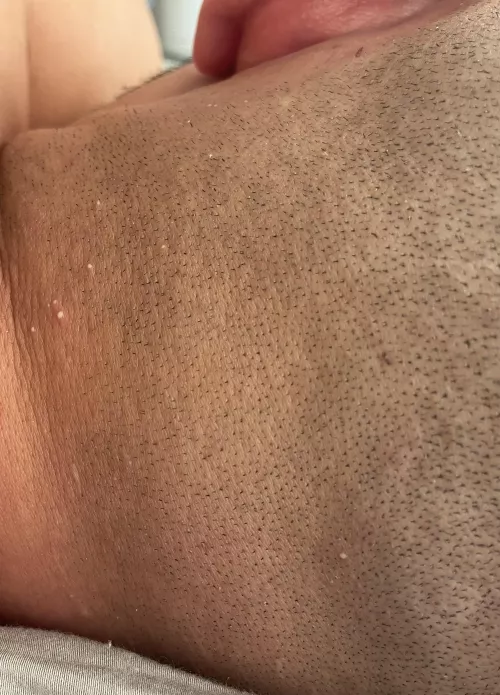 My husband is asleep next to me…