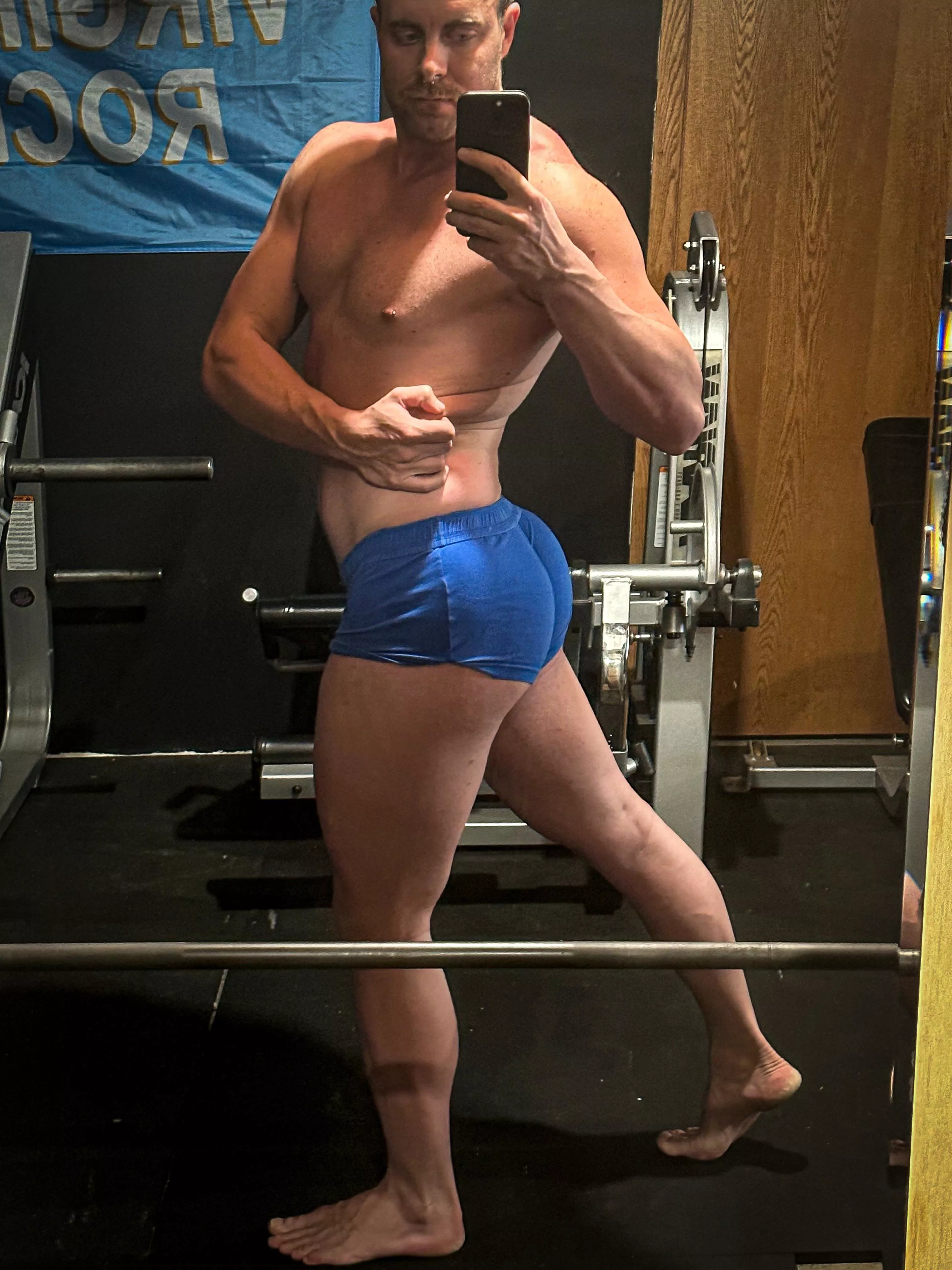 My shorts can barely handle my ass anymore. [M]