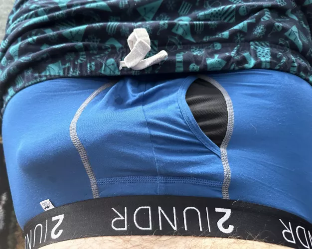 Nice cock outline in my 2undr