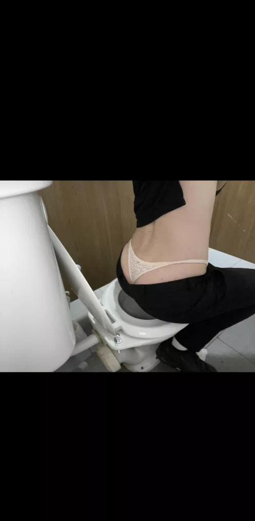 Nothing better than wearing a thong in work