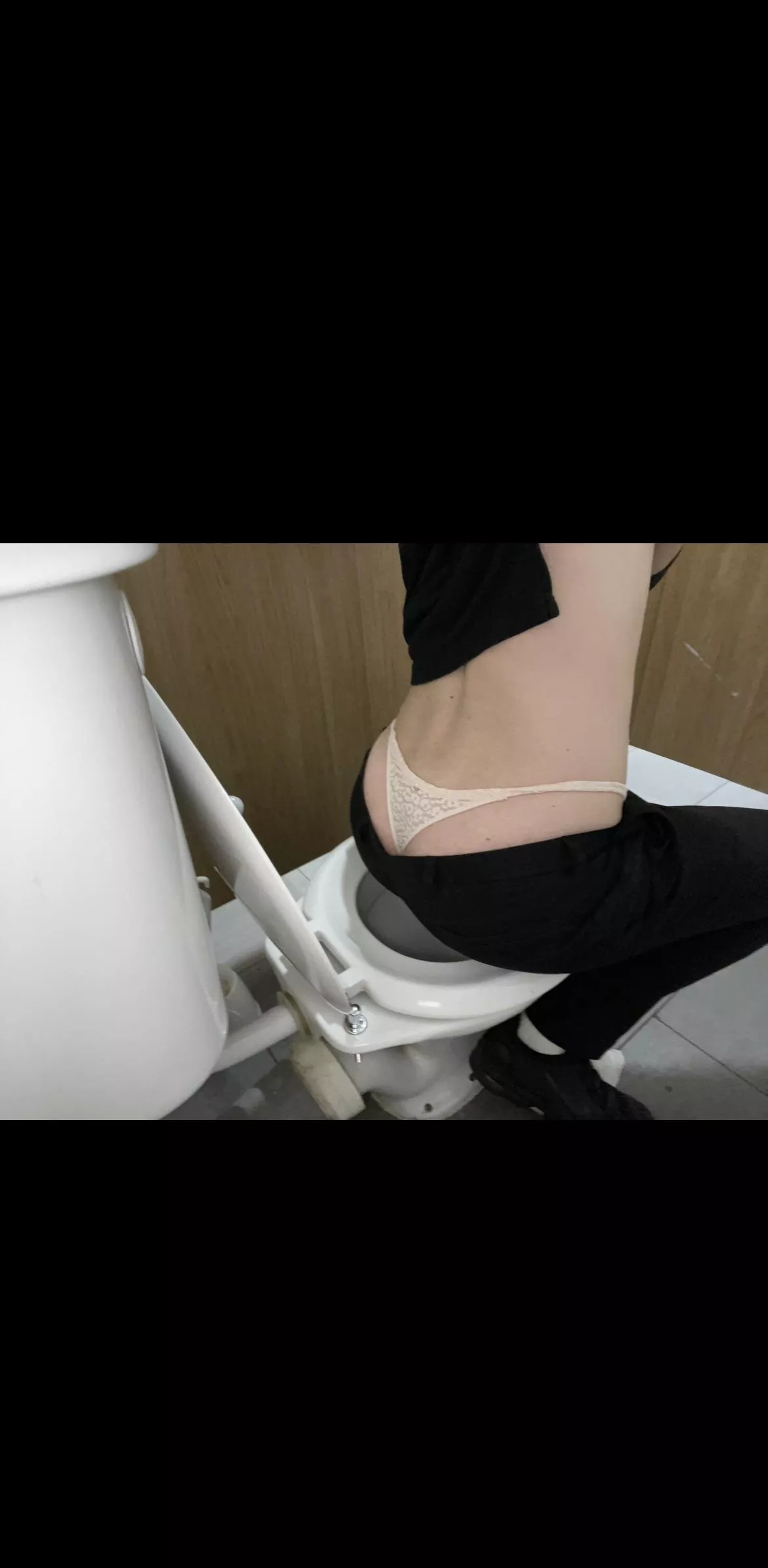 Nothing better than wearing a thong in work