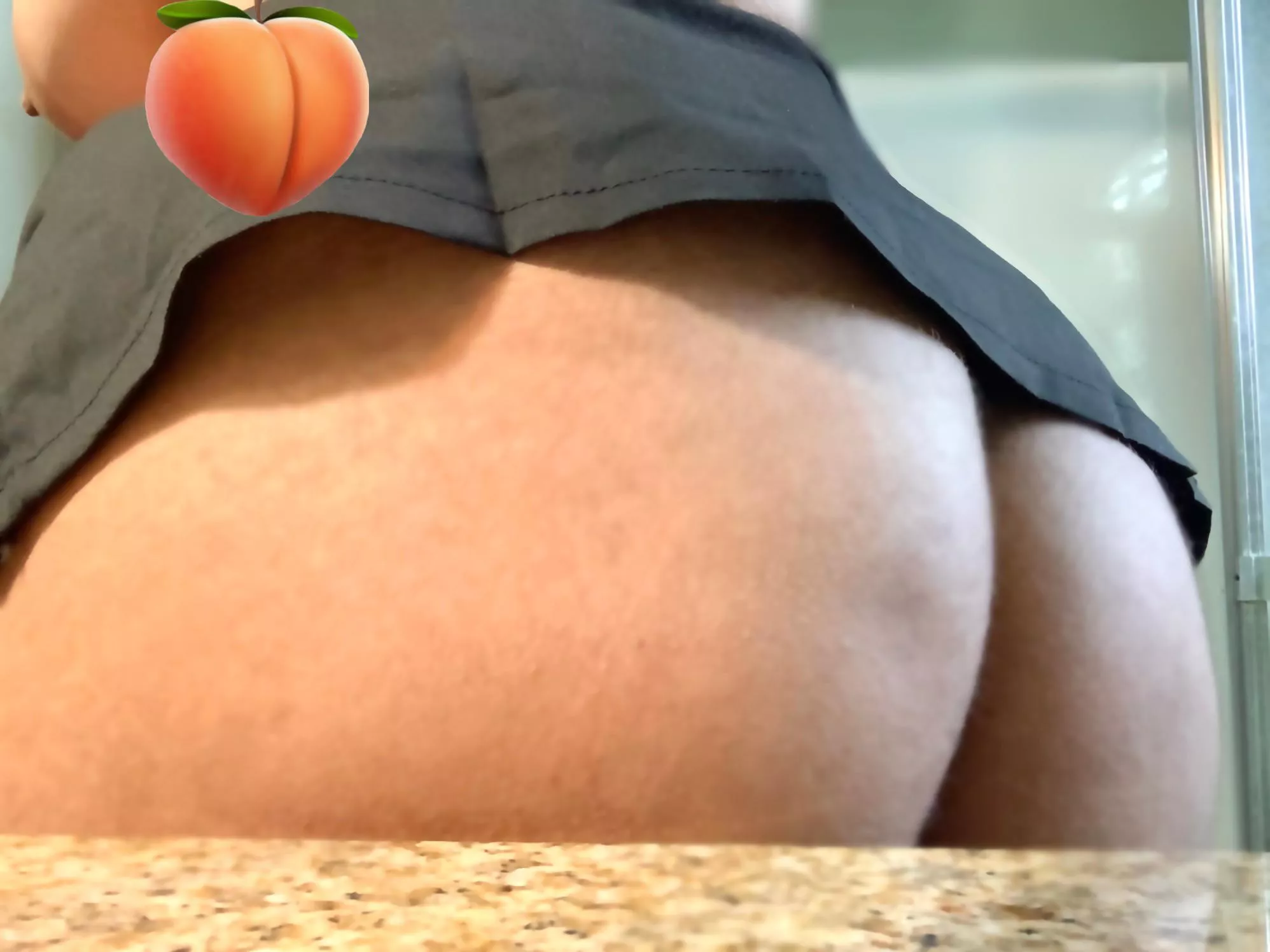 Oops can you see up my mini skirt?