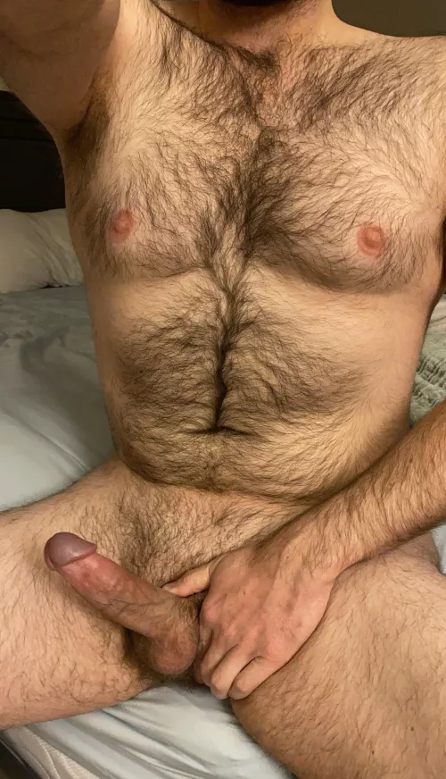 Plenty of room on this bed for us to play