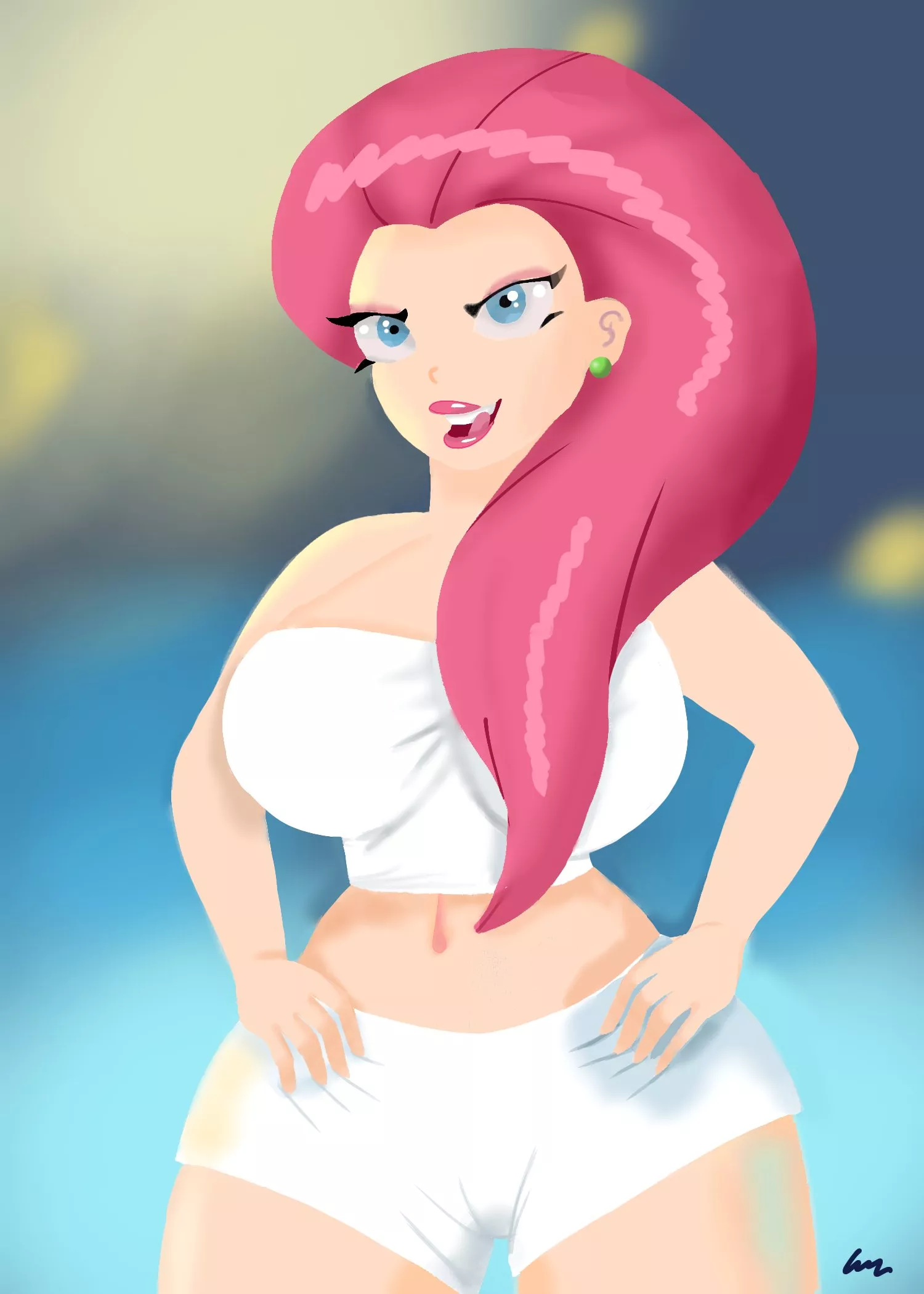 Practicing, Drew Jessie this time