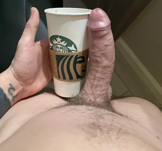 Pulled back with venti latte