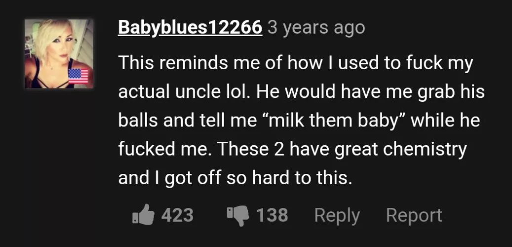 Remind her of her real uncle.