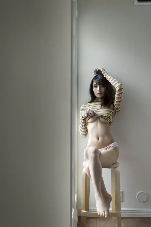 Sayaka Nitori underboob