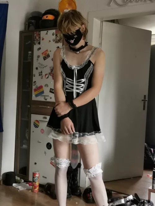 Second time as femboy and first time as maid
