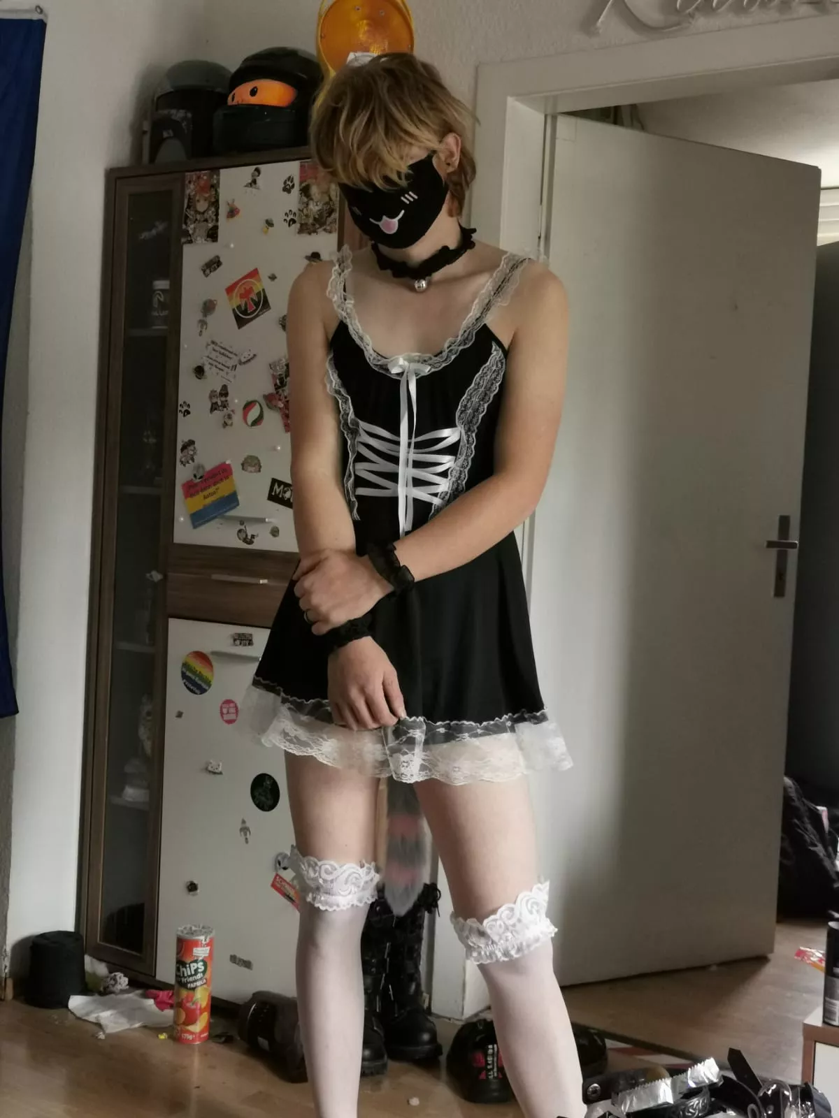 Second time as femboy and first time as maid