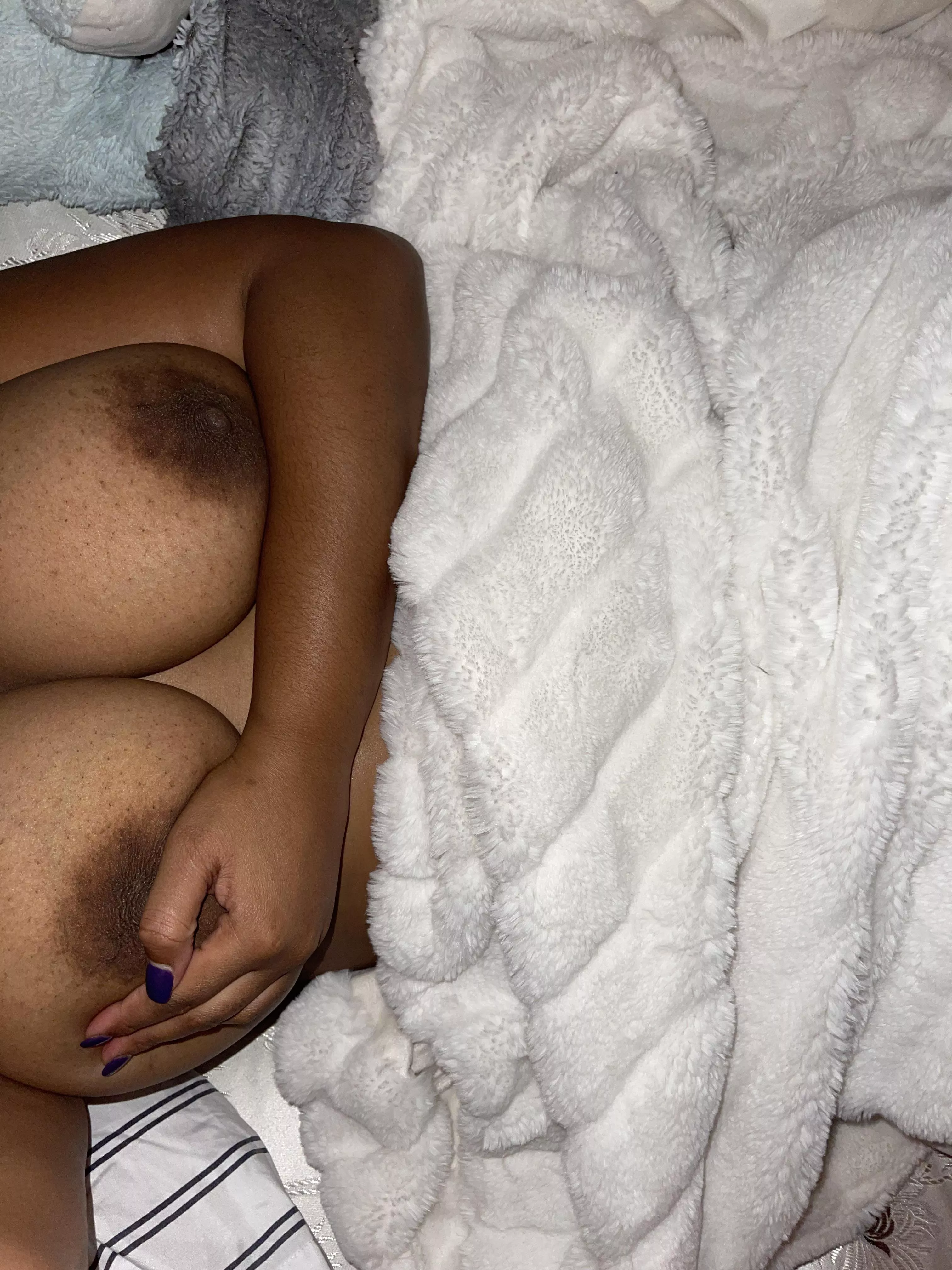 Such sexy ebony areolas