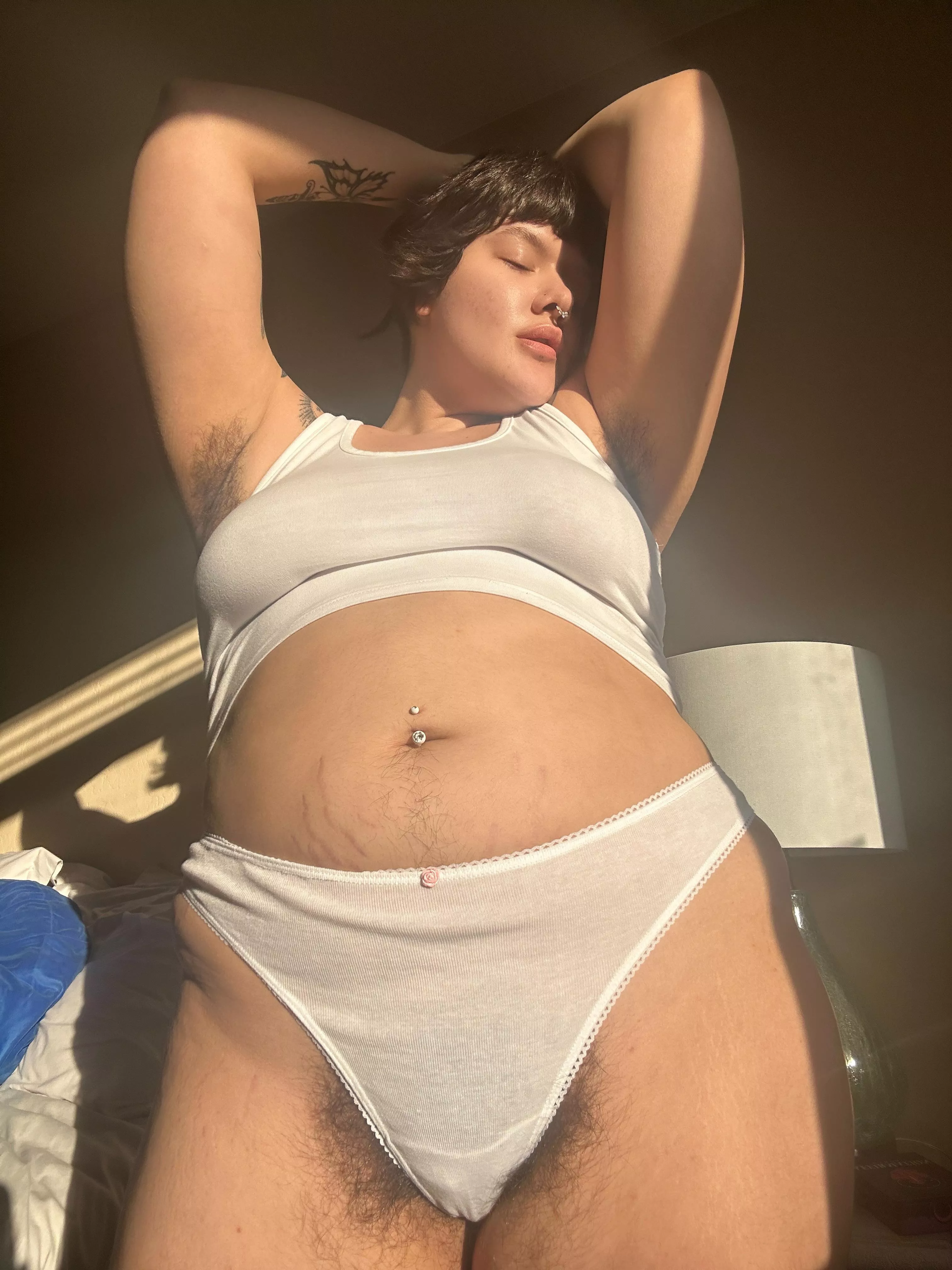 The carpet definitely matches the drapes