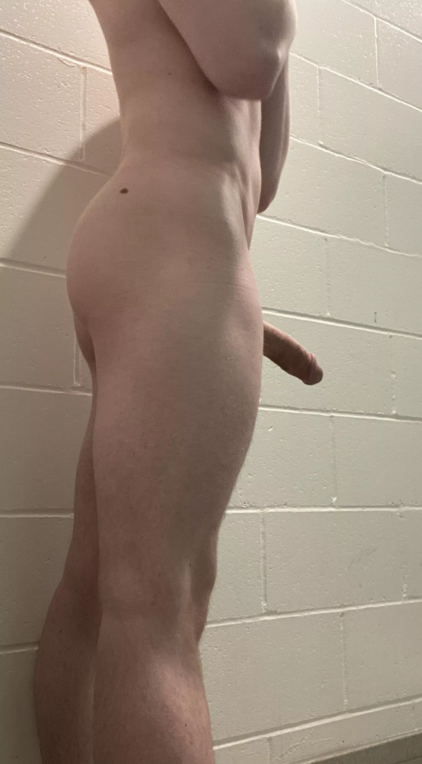 Waiting for the shower to warm up lol