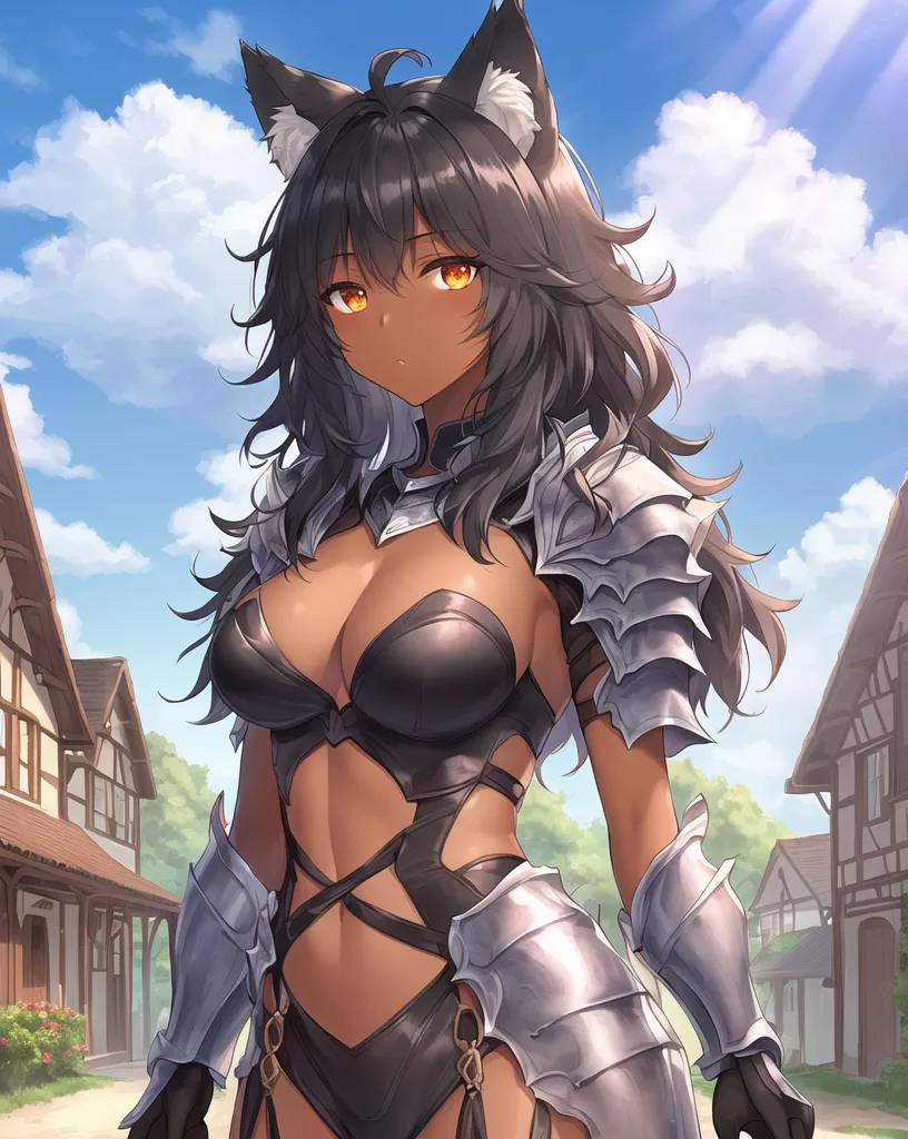 Warrior wolfgirl.