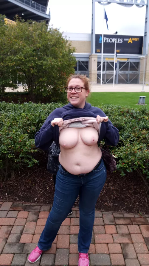 was feeling a little brave