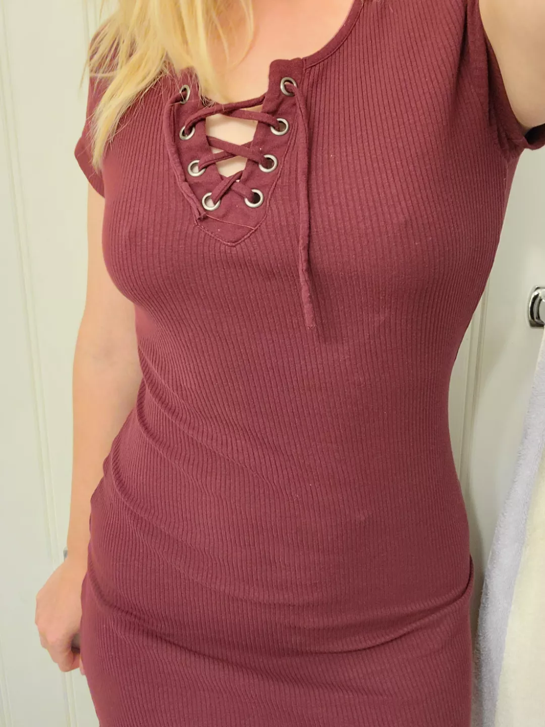 what do you think of my Christmas dress?