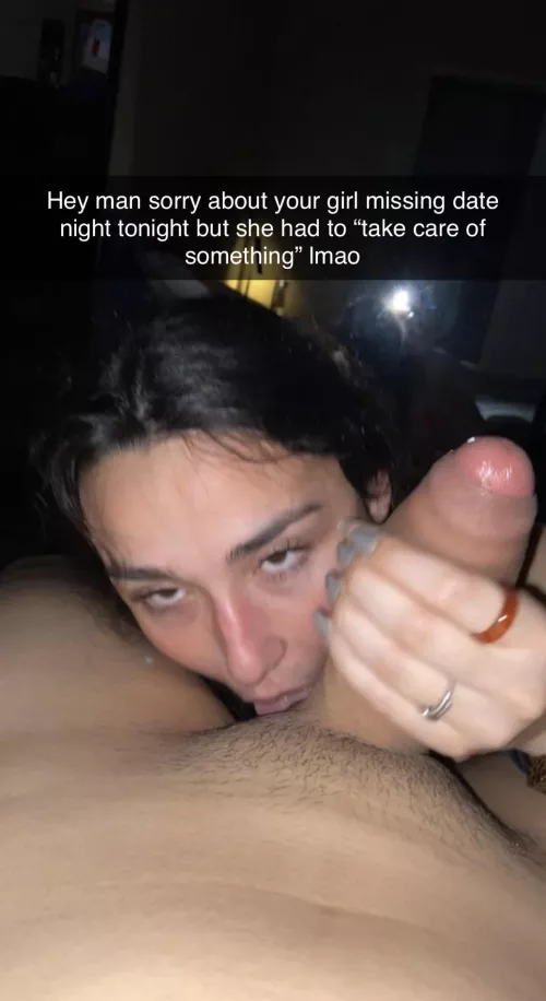 When her Ex is in town