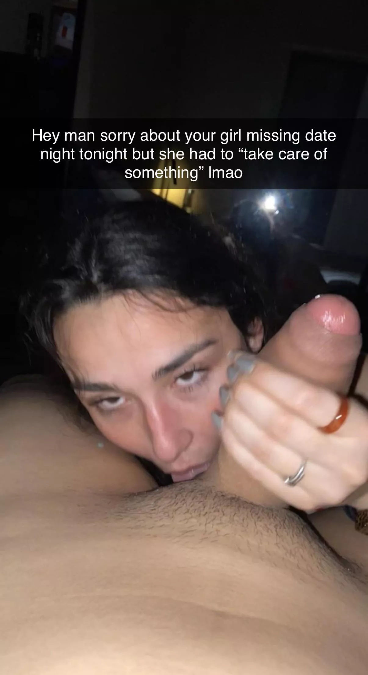 When her Ex is in town