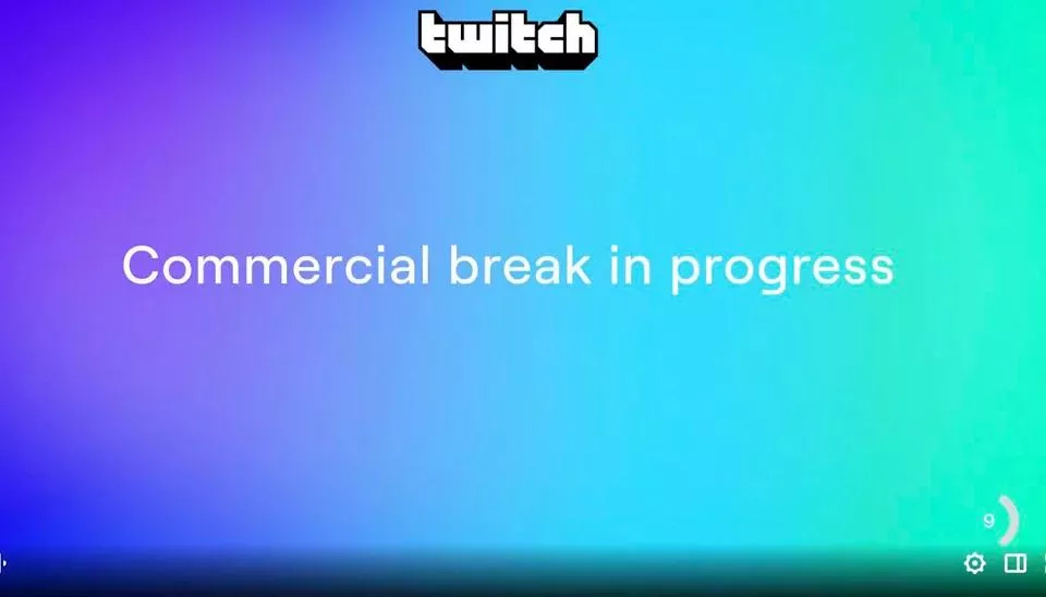 When running ads on my stream (affiliate) My viewers are only seeing this screen?