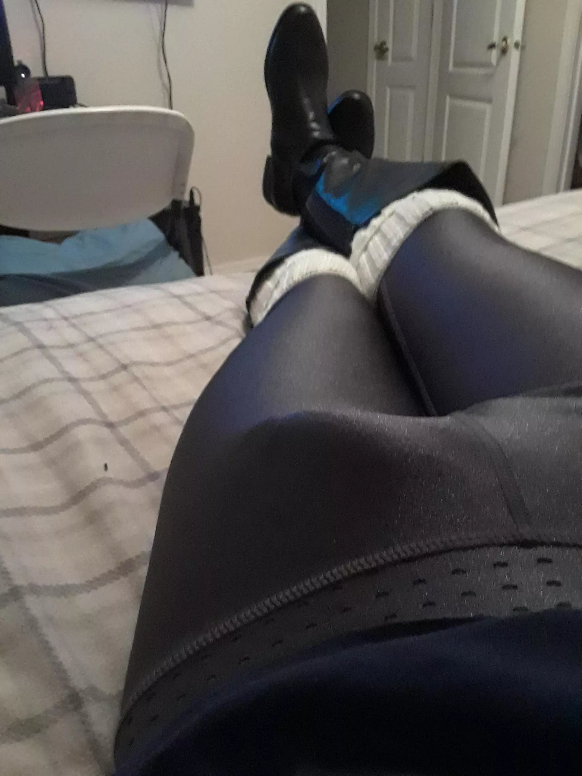 Wish I could be turned around and pounded by some hot girl dick