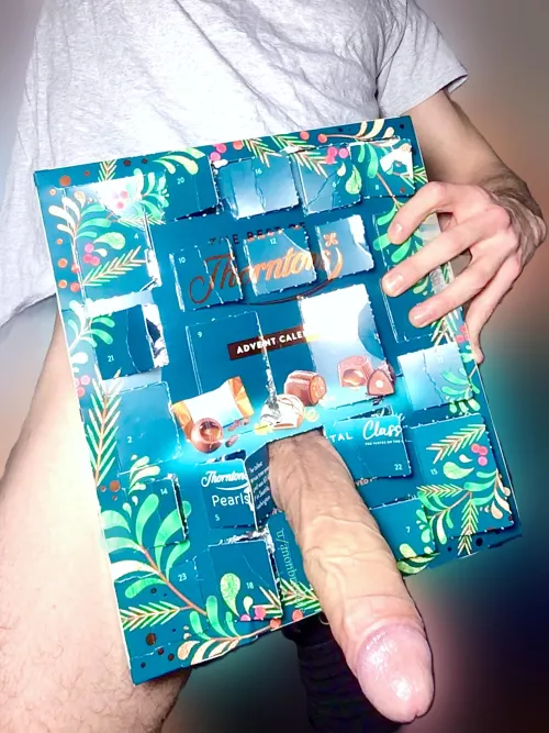 Would you be able to resist opening the last panel early on this advent calendar? 🎄 🍆