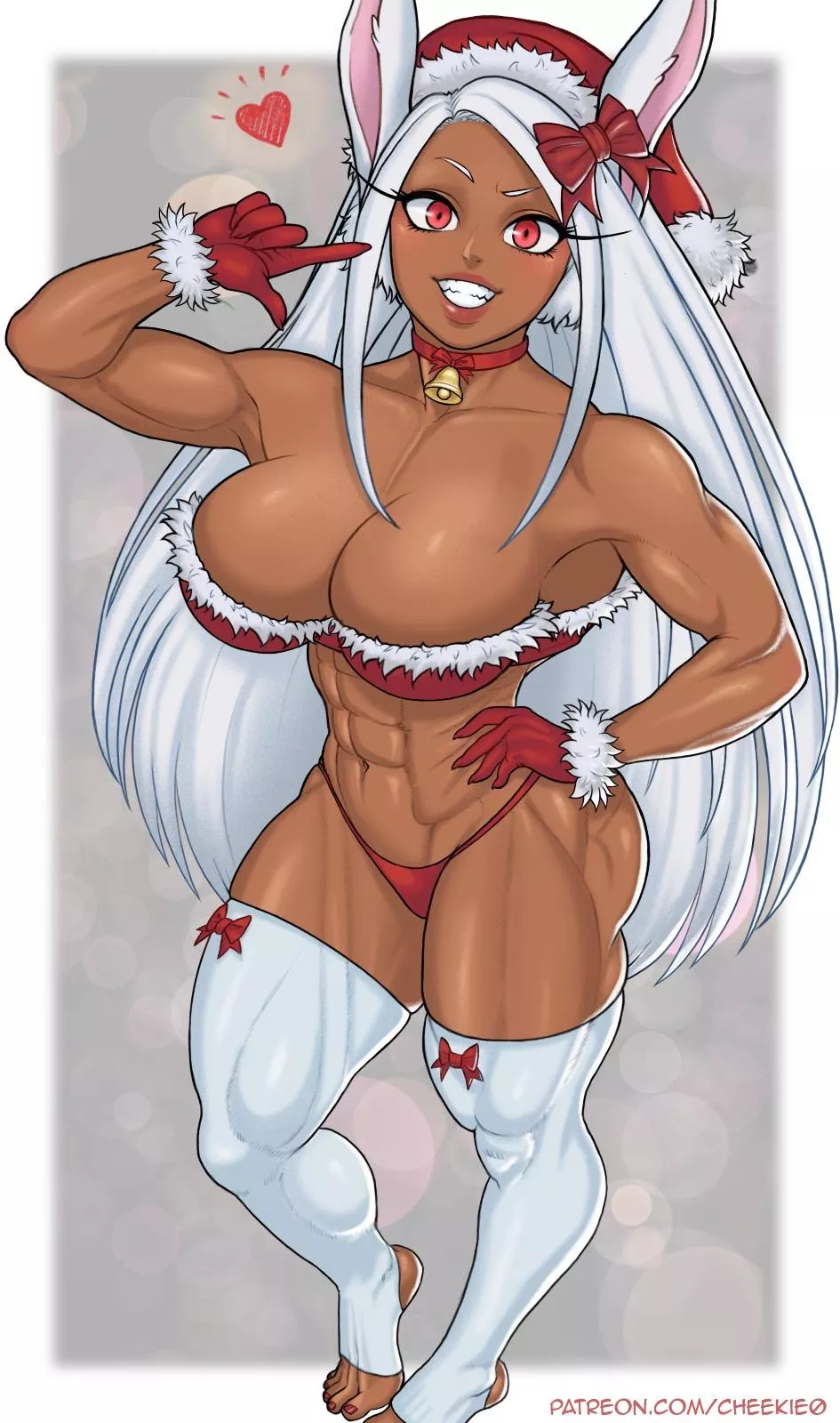 Xmas Mirko (@Cheekie) [My Hero Academia]