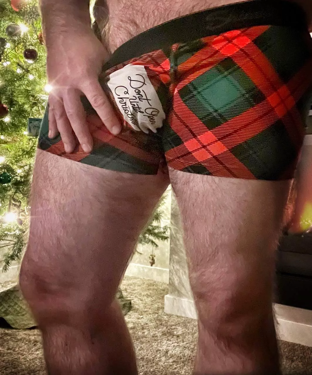 You can give me those big puppy eyes all you want, you still can’t open till Christmas…