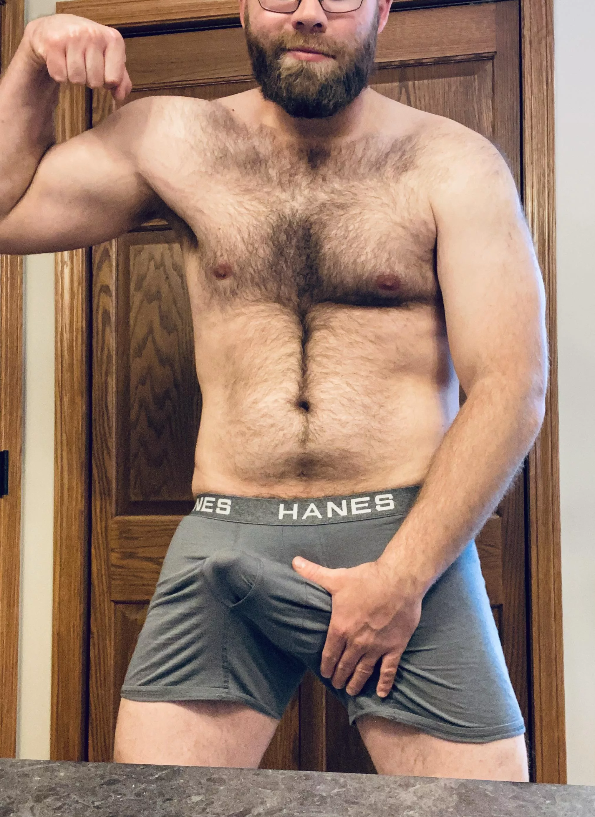 [31] Who needs a bearded, burly, 6’5” dadbod to unwrap for Christmas?
