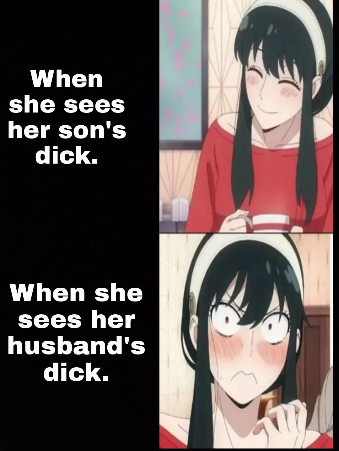 A mom's love for his son.