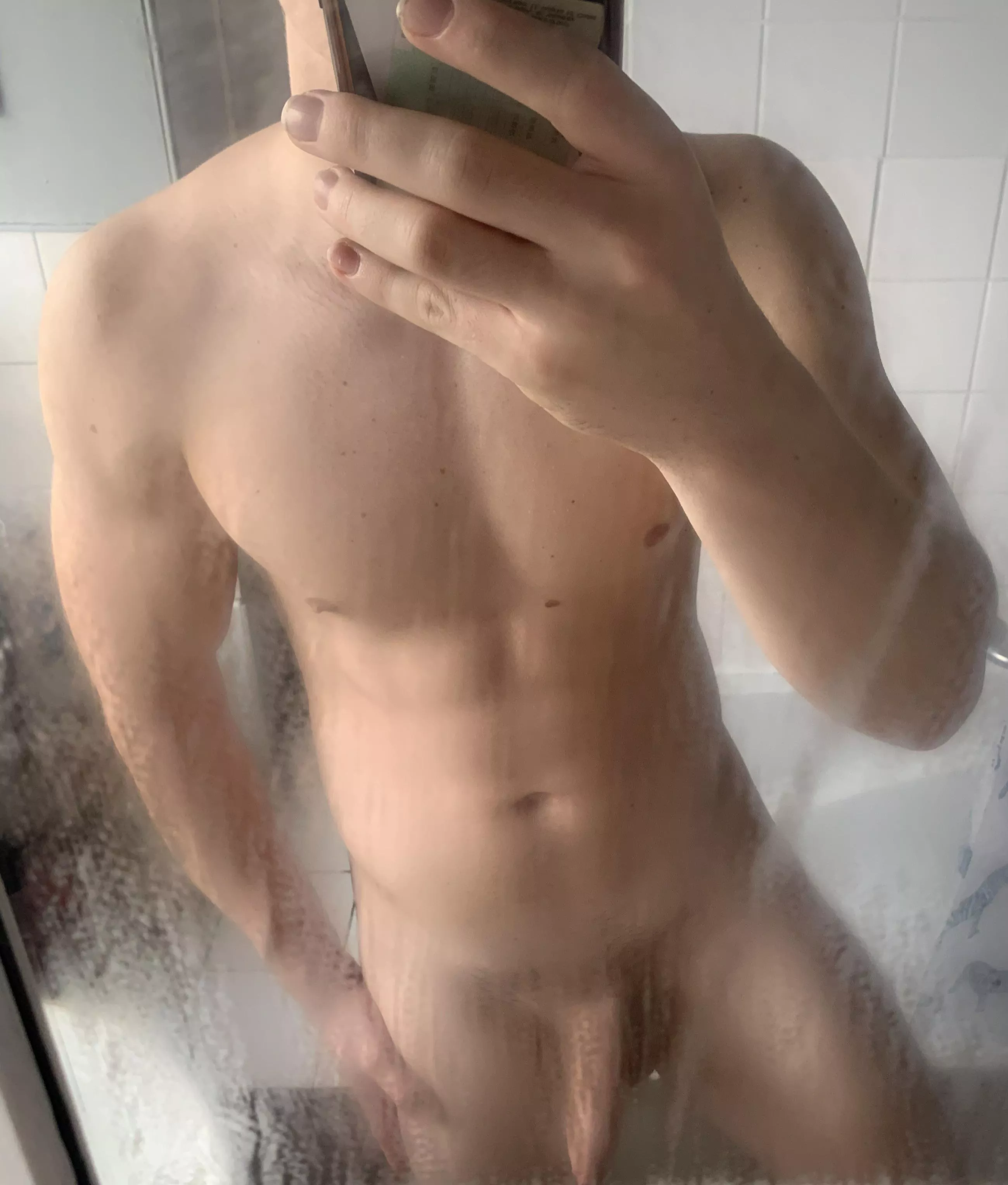 Alpha ready for Steamy shower sex💦
