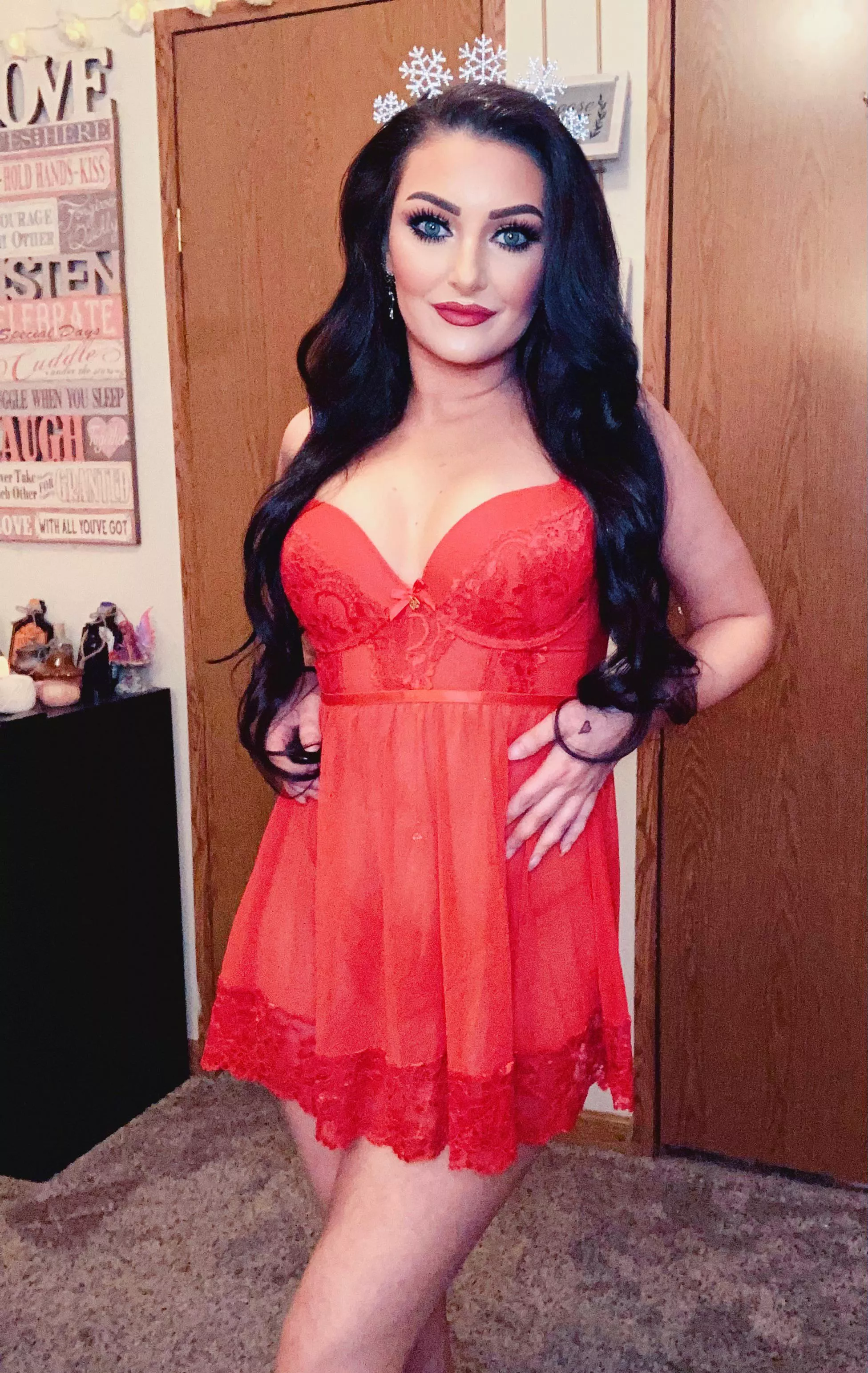 Can I sit on your lap and tell you what I really want this year? 🎁