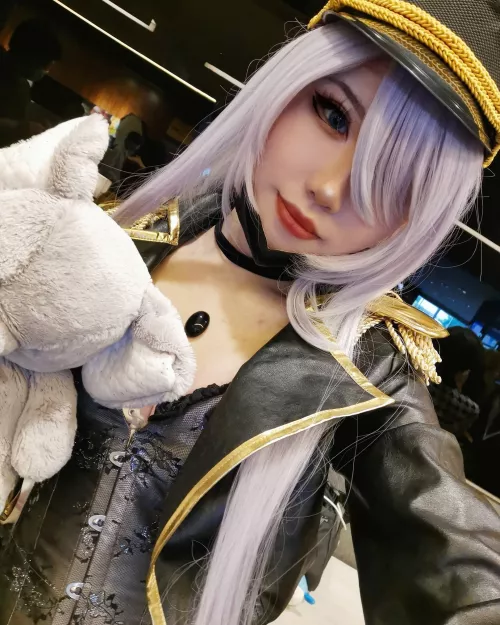 Cosplaying Marin cosplaying Black Lobelia LOL