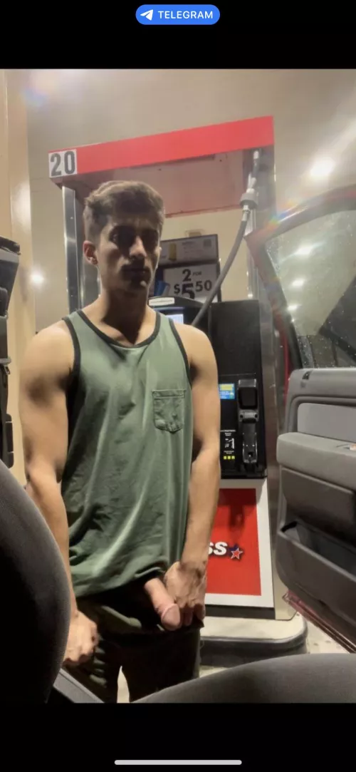 Don’t mind me just getting some gas