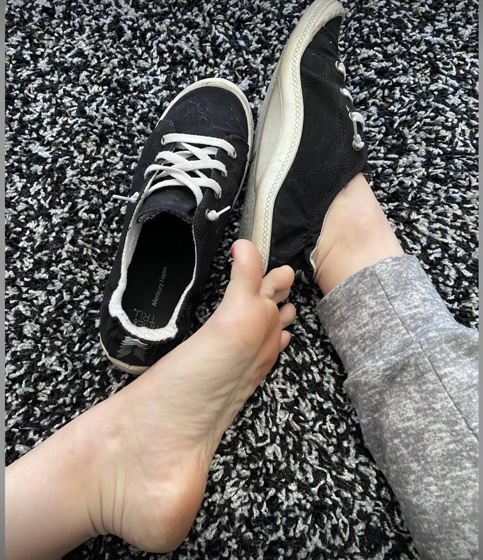 Fun fact I never wear socks with my shoes, don’t tell!