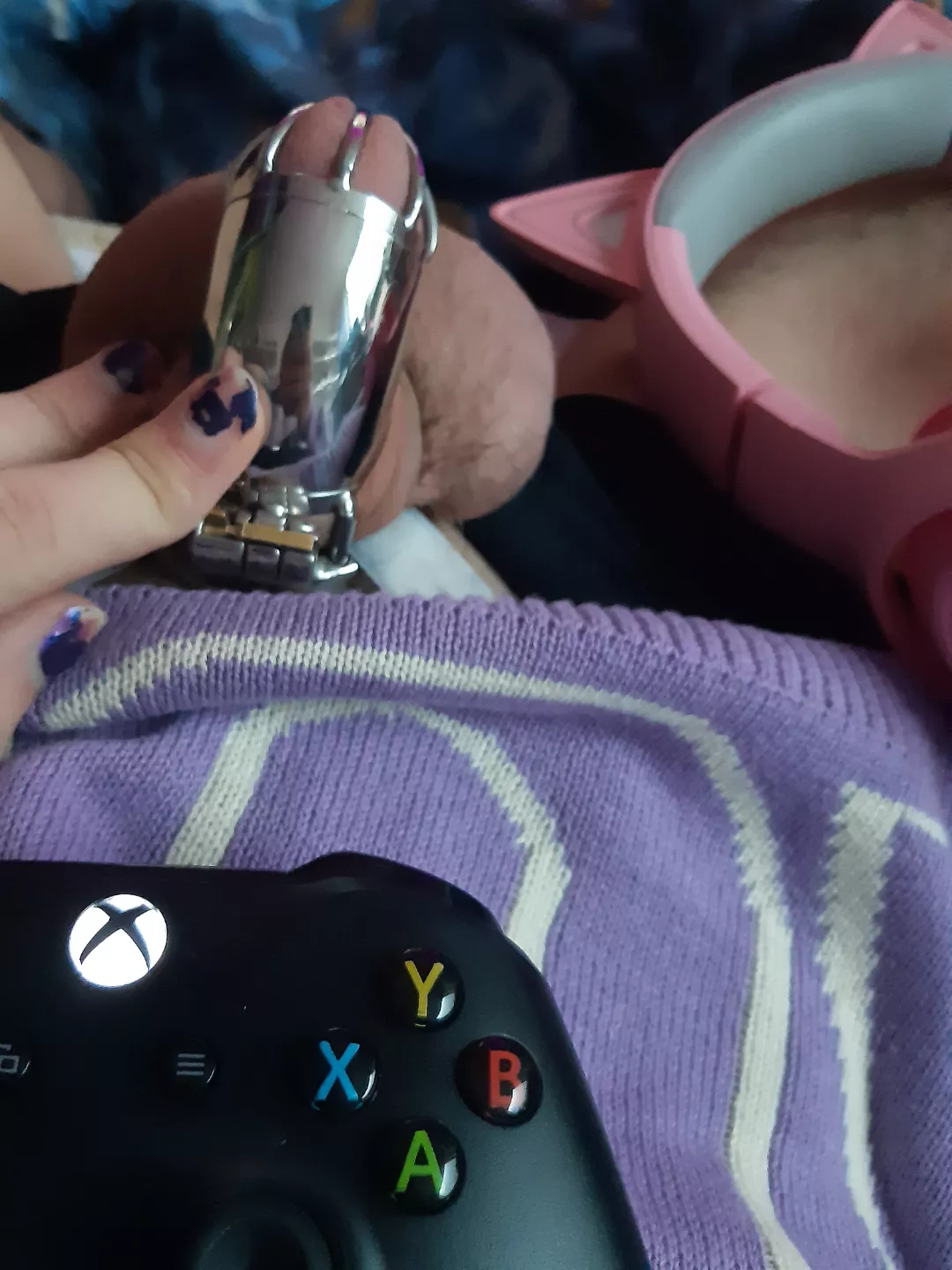 gaming and chastity 🔐🖤