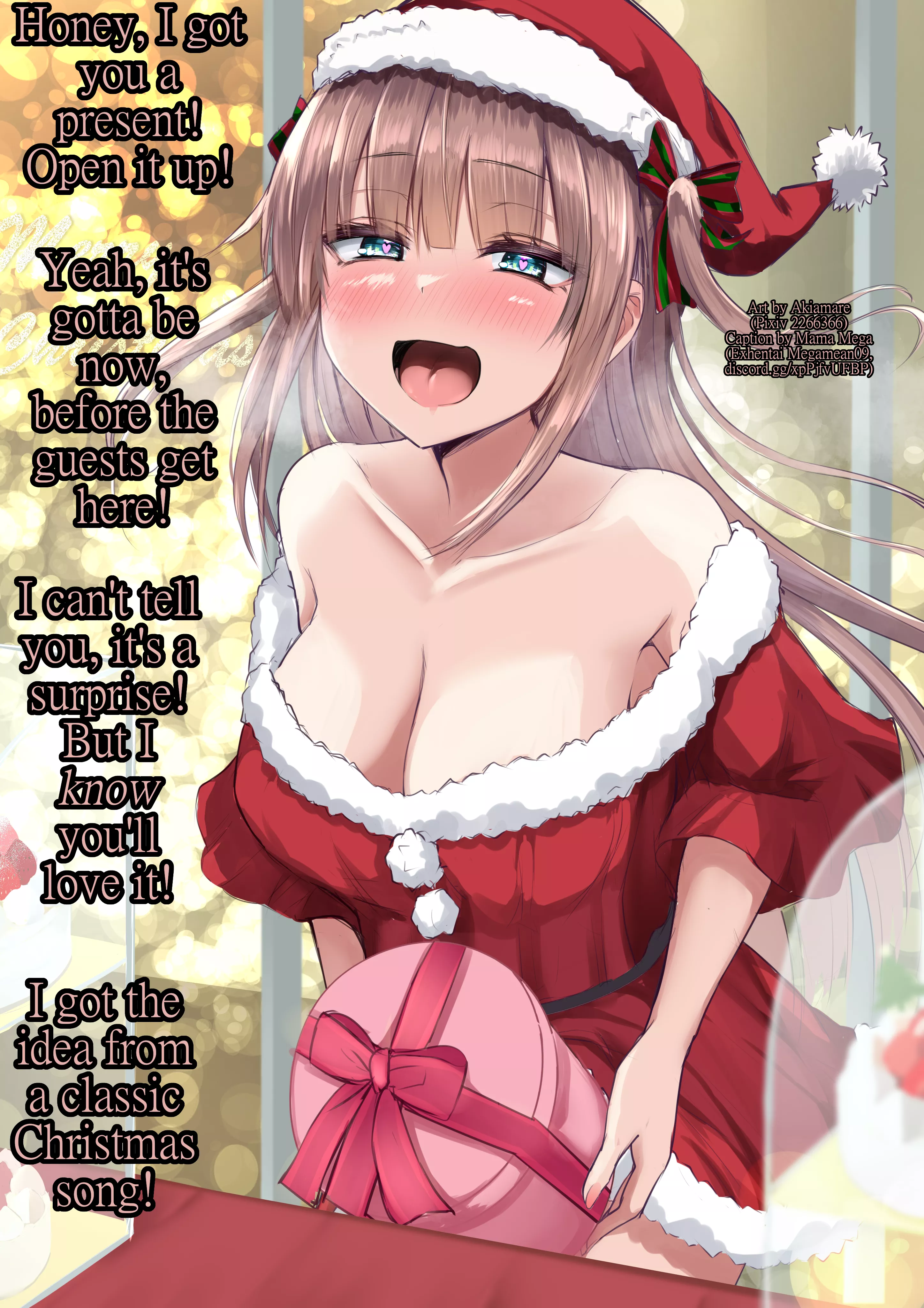 Girlfriend's Special Present [Christmas special] [don't read the tags, it'll ruin it] [futa4a] [step 1: cut a hole in the box]