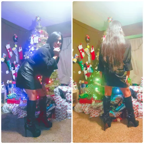 got me some new killer boots what do you guys think 🤔 I'm in love with them ❤️