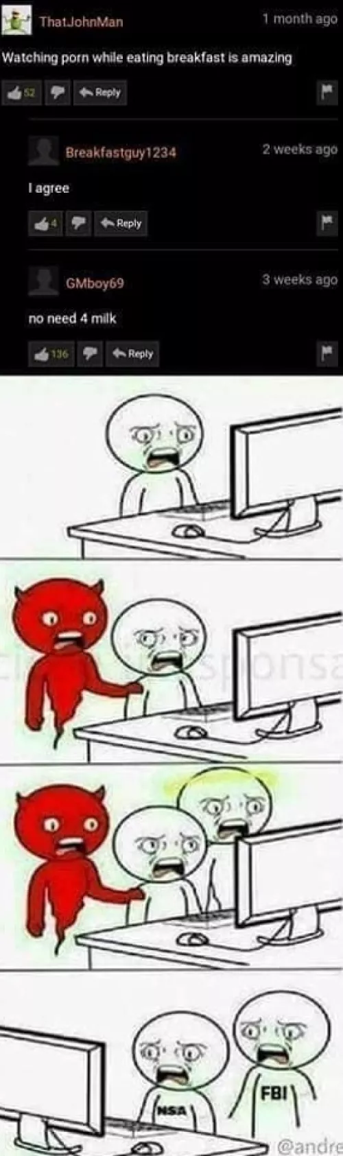 Gotta get that daily protein.