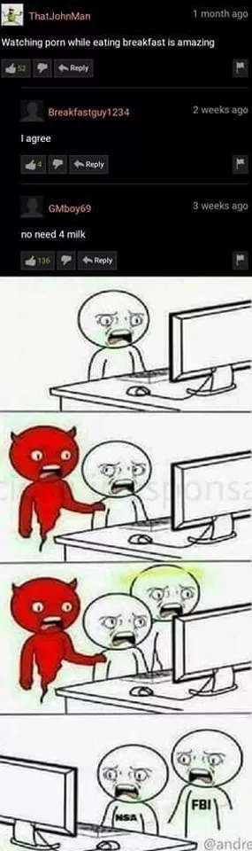 Gotta get that daily protein.