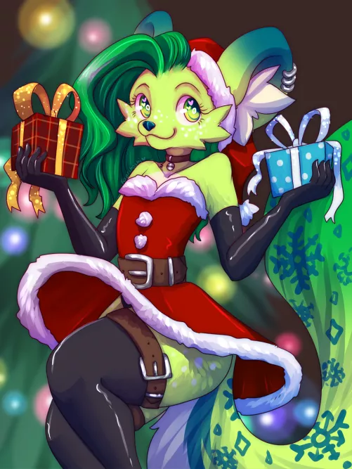 happy holiday! (art by me :3)