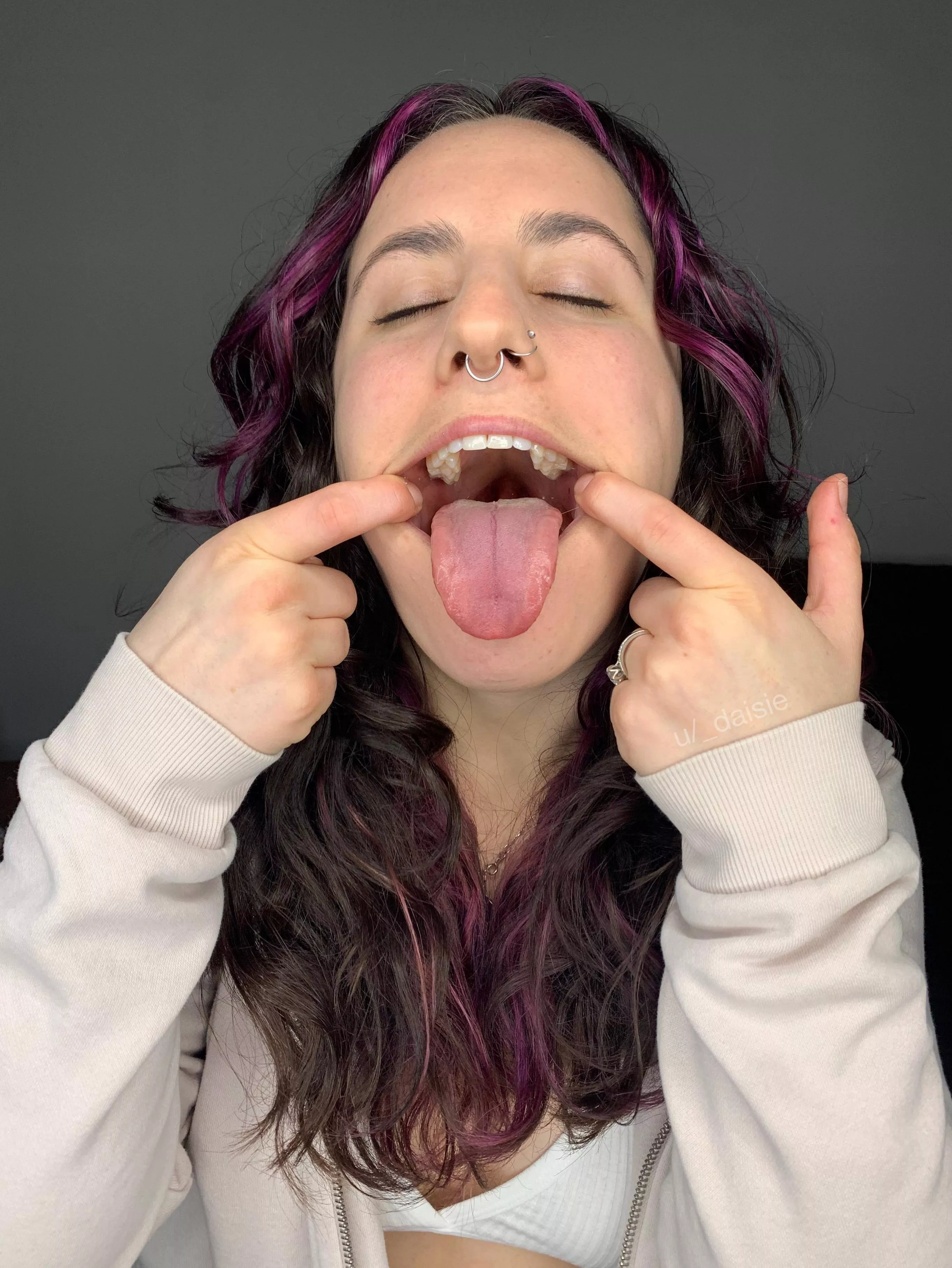 i got you my throat for christmas, use it how you'd like