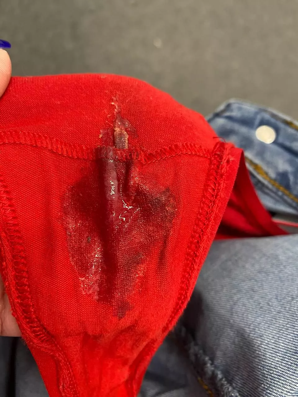 I have not cum in 20 days, and this was my wetspot after work.