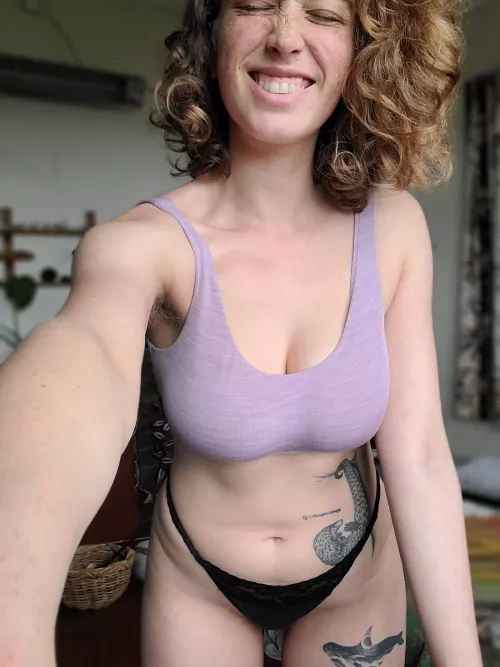 I threw away my razor, not that I used it hahaha