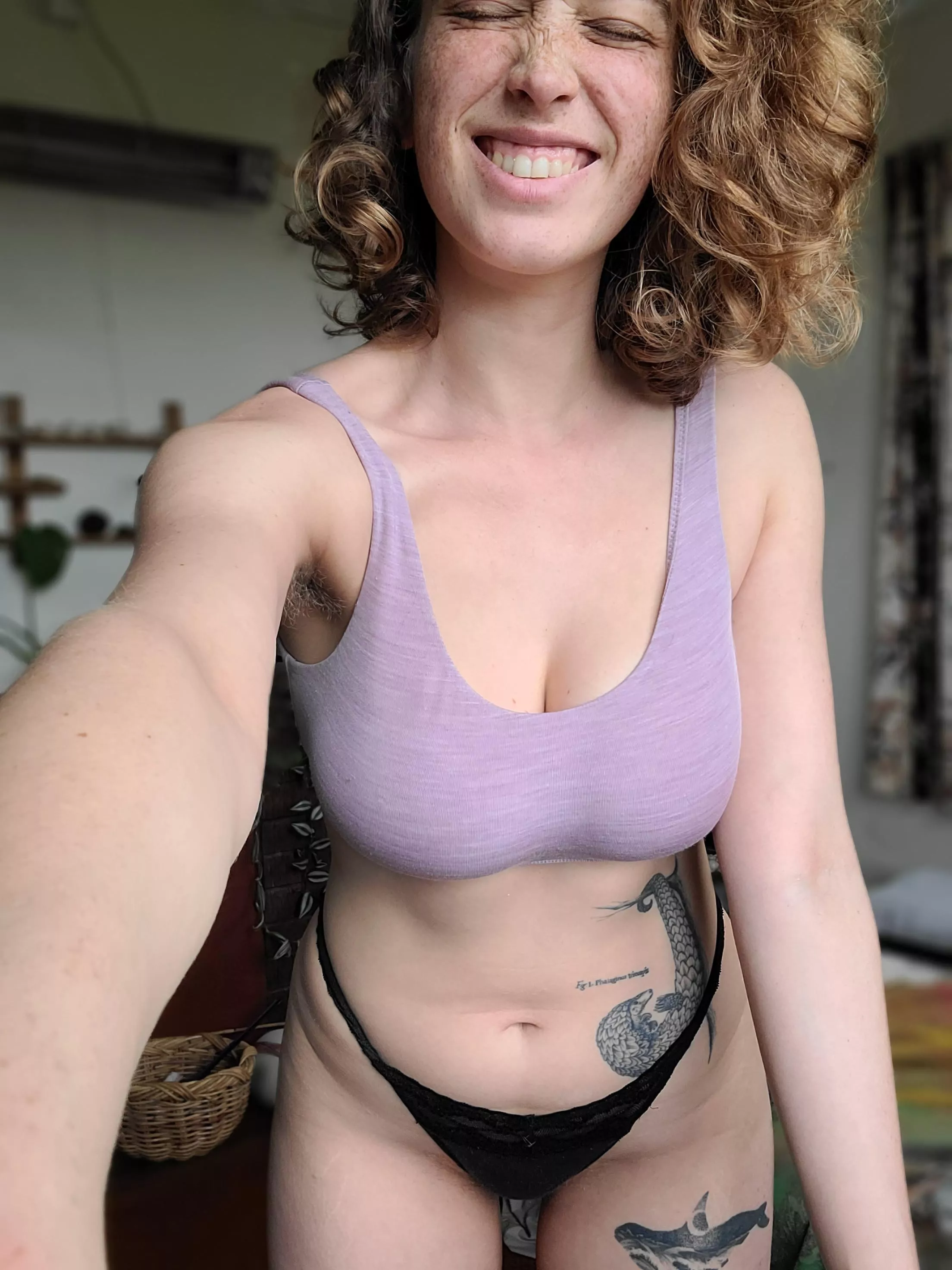 I threw away my razor, not that I used it hahaha